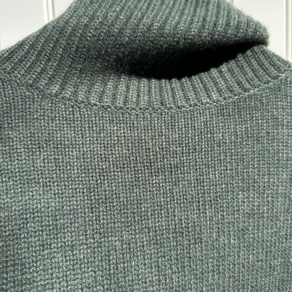 Lisa Yang Holly Sweater Turtleneck 100% Cashmere Olive Green Sz 0 / XS NWT $895 - Picture 16 of 16